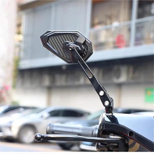 Espejo retrovisor de aluminio para moto Z750 con soporte resistente de 10mm 6