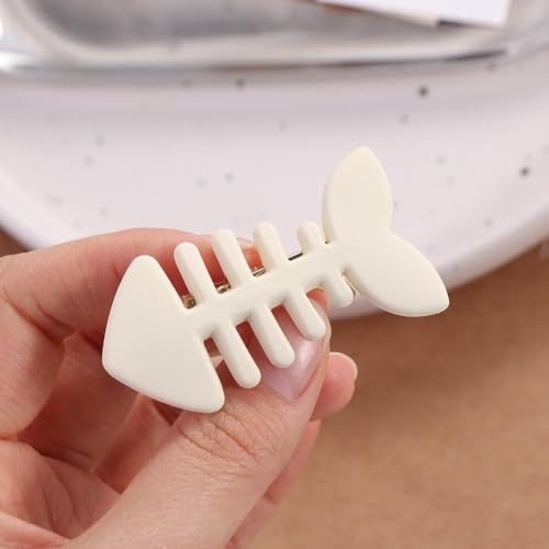 Fish Bone Hair Clips, Horquillas Geométricas para Mujeres y Niñas, Broches para Cabello Corto y Largo miniatura 3