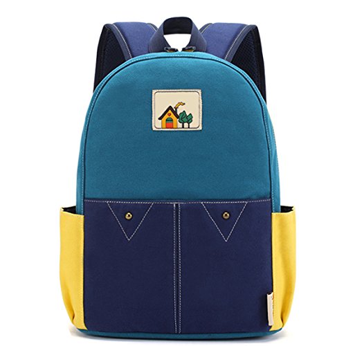 KAXIDY Boys Girls Kids Baby Backpacks Preprimary Children Backpack Rucksack Schoolbag (Azure/Deep Blue)