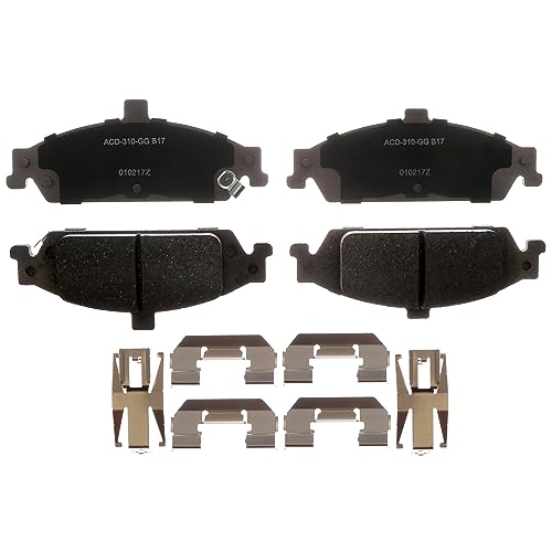 ACDelco 14D727CHF1 Advantage Ceramic Front Disk Brake Pad