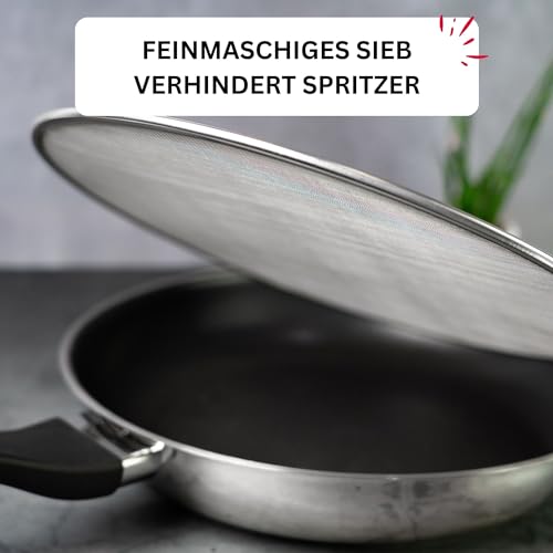 Spritzschutz für Pfannen und Töpfe von Westmark mit 30 cm Durchmesser