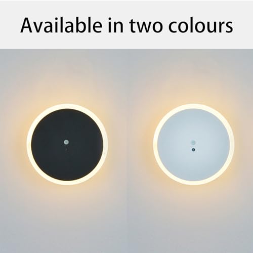 Apliques de Pared con Sensor de Movimiento LED Recargable USB Luz Blanca para Dormitorio 3
