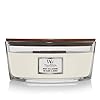 WoodWick Ellipse-geurkaars met knapperende lont | White Tea & Jasmine | Tot wel 50 uur brandtijd