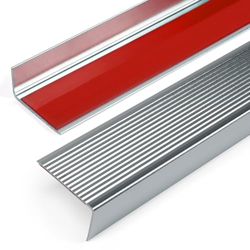 Jiekayi 2-Pack 36 Self Adhesive Stair Treads Grey