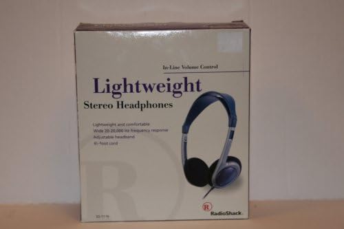 Radio Shack Lightweight Stereo Headphones