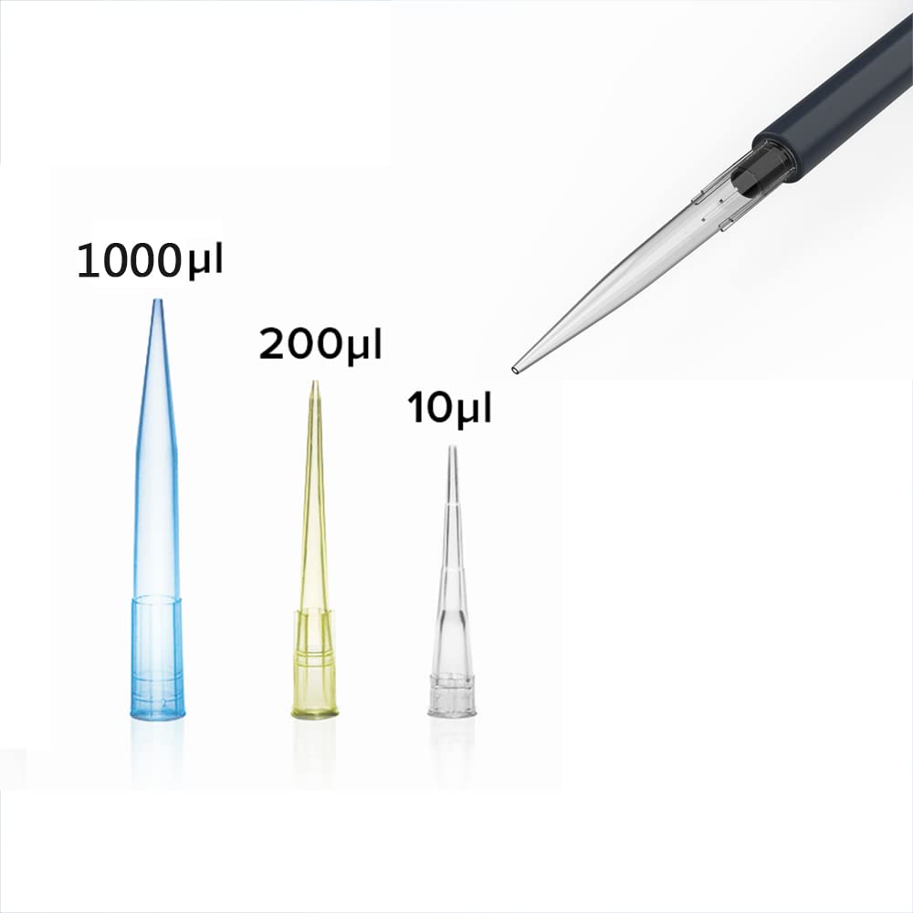Lot de 500 embouts de pipette de laboratoire universels pour le laboratoire (1000 UL)
