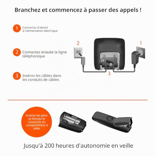Téléphone Sans Fil Gigaset A270 Duo – ID d'Appelant, Répertoire 80 Noms, Mains Libres - vue 8