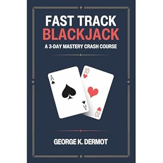 Fast Track Blackjack Audiolibro Por George K. Dermot arte de portada