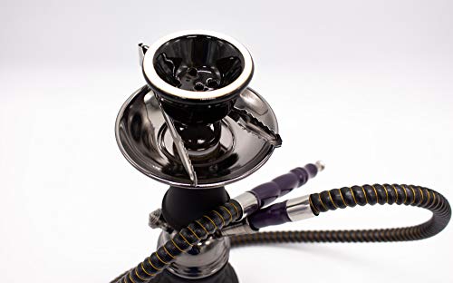CT Shisha Set, Wasserpfeife, Mini Shisha for travel, klein Wasserpfeife für Reise, ca. 30 cm Hohe, ideal für 1 bis 2… – Bild 4