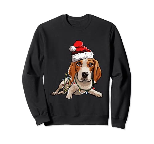 Beagle Navidad Regalo X-Mas Disfraz Amor De Perro Sudadera