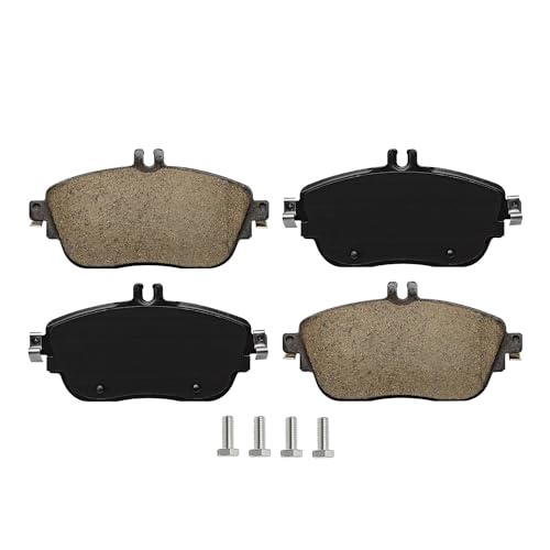 Image of Detroit Axle - Front Brake Kit for INFINITI 17-19 QX30, Mercedes-Benz 13-17 B250 14-19 CLA250 15-20 GLA250, 12.60 inch inch Disc Brakes Rotors Ceramic Brake Pads with Hardware 2016 2017 2018 Replacement