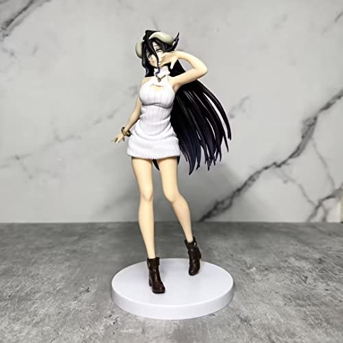 Qekazciet Overlord Albedo Figure 1:6 Scale Anime Figure Girl Collection Birthday Gifts 8.4Inch #TOP3
