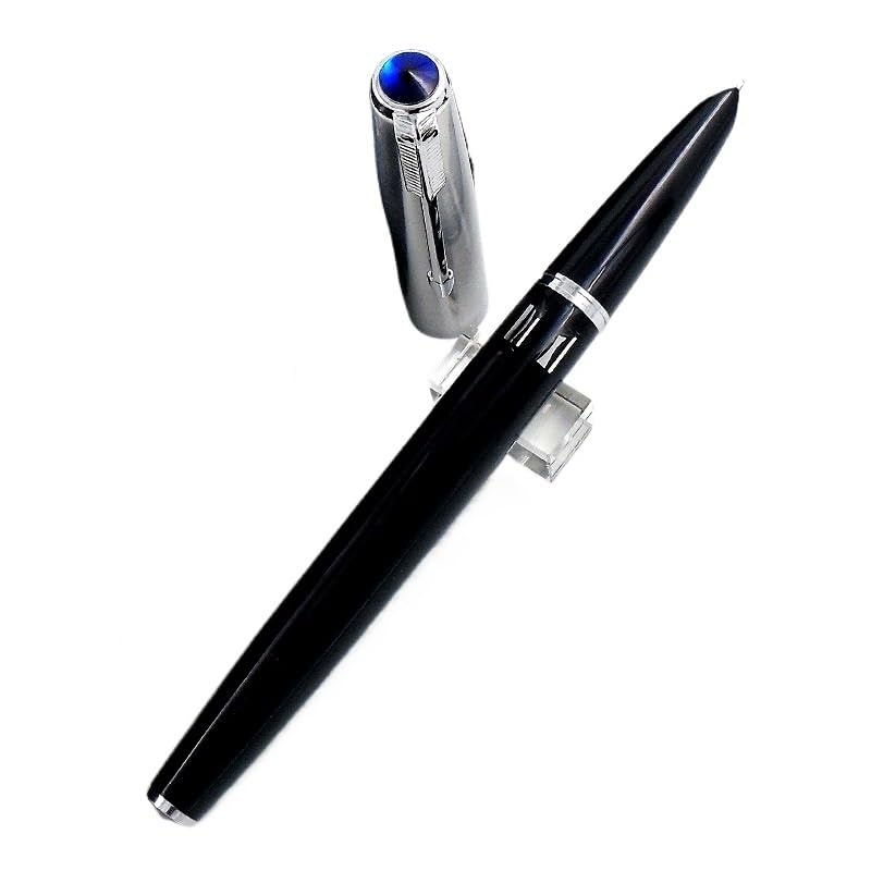 Stylo-plume transparent anti-fuite d'encre avec sa pointe fine F