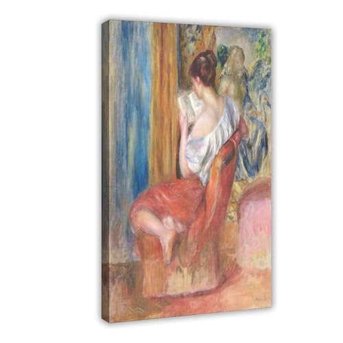 Impression sur toile Renoir de haute qualité avec cadre 40,6x61 cm