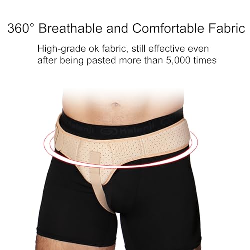 Faja para Hernia Inguinal para Hombre Talla L Beige miniatura 3