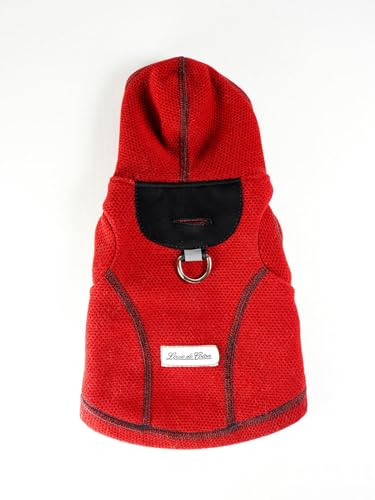 Louie-de-Coton-Made-in-USA-Calming-Polartec-Thermal-Pro-Fleece-Jackets-for-Small-Dogs-Recycled-Stretchy-Quick-Dry-Snaps-for-Easy-On-and-Off-Leash-Hole-and-D-Ring-Thick-Coat-with-Hood-Medium-Red - Cucciolini Doodles   Louie-de-Coton-Made-in-USA-Calming-Polartec-Thermal-Pro-Fleece-Jackets-for-Small-Dogs-Recycled-Stretchy-Quick-Dry-Snaps-for-Easy-On-and-Off-Leash-Hole-and-D-Ring-Thick-Coat-with-Hood-Medium-Red