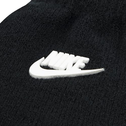 Image of Sportswear Pom Beanie and Glove Set, Black, 8 /20