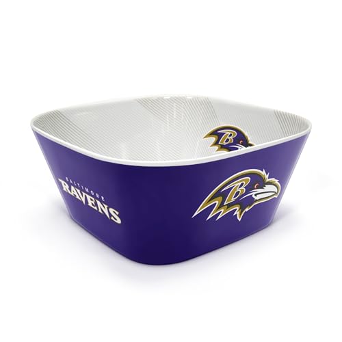 Image of YouTheFan NFL Baltimore Ravens Large Party Bowl