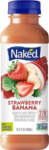 Naked Strawberry Banana, 15.2 Fl Oz Bottle