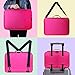 Docolor Makeup Train Case Multi Functional Professional Portable Makeup Bag Make Up Artist Box Cosmetic Organizer for Christmas Gift Cosmetics Makeup Brushes Beauty Tool (Pink,Large)