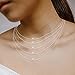CLY Jewelry Personalized Name Necklace Sterling Silver Pendant Custom Name Necklace Personalized Gifts Customizable Nameplate Necklace for Women