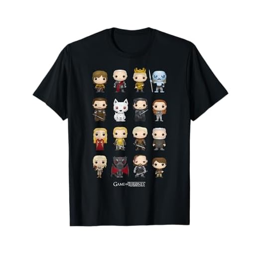 Game Of Thrones Group Shot Pop Art Figures T-Shirt