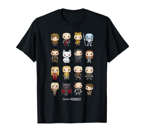 Game Of Thrones Group Shot Pop Art Figures T-Shirt