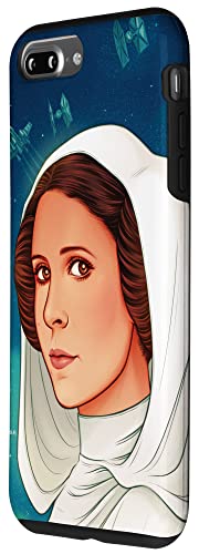 Coque Star Wars rigide pour iPhone 7 Plus/8 Plus avec finition premium Princess Leia - 2