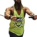 Muscle Alive Uomo Fitness sotto Maglie Sportive Canotta Bodybuilding Palestra Allenarsi Stringer Vest