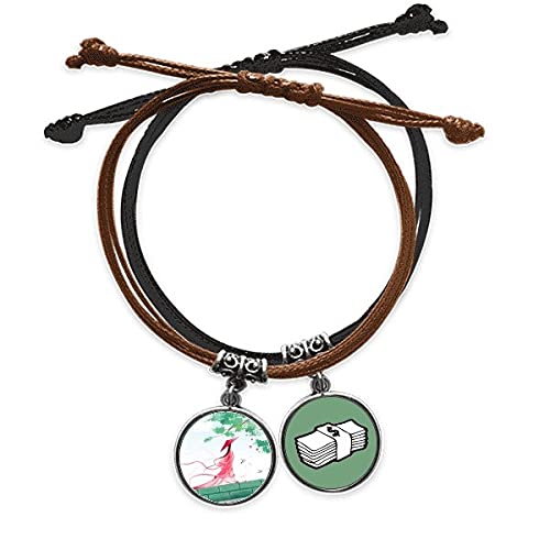 Cadena mano estilo chino acuarela pulsera dinero regalo original