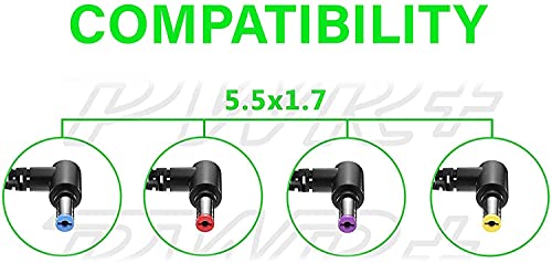 image for PWR+ 180W 135W UL Listed AC-Adapter-Charger for Acer Nitro Predator He