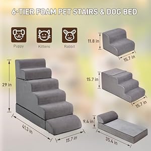 Dog-Stairs-30-inches-High-for-Tall-Bed-Dog-Stairs-for-High-Beds-6-Tier-Pet-Stairs-for-High-Beds-Non-Slip-Dog-Ramps-Large-Dogs-Pet-StairsSteps-for-Small-DogsSenior-DogsCats-Injured - Cucciolini Doodles   Dog-Stairs-30-inches-High-for-Tall-Bed-Dog-Stairs-for-High-Beds-6-Tier-Pet-Stairs-for-High-Beds-Non-Slip-Dog-Ramps-Large-Dogs-Pet-StairsSteps-for-Small-DogsSenior-DogsCats-Injured