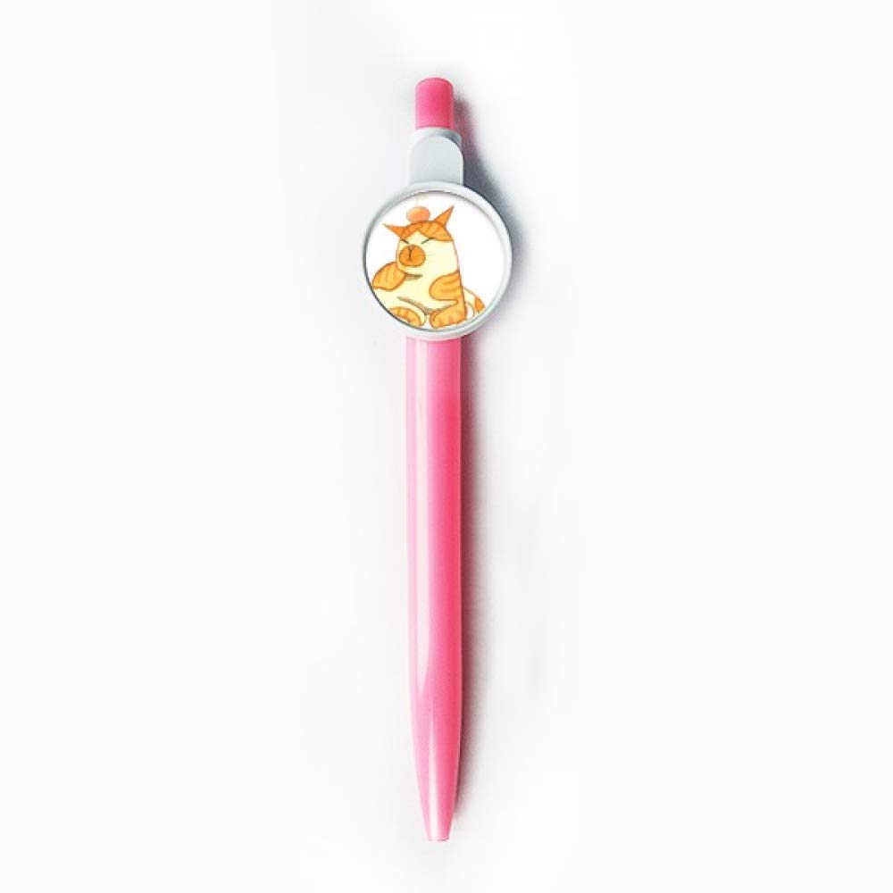 Stylo à bille rétractable Miaoji chat bleu orange pour aquarelle - 5