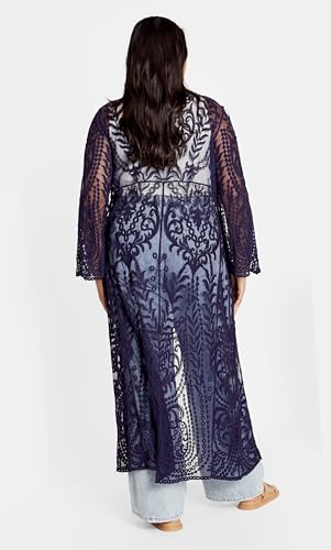 Image of City Chic Women's Plus Size Pretty Thing Duster