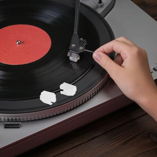 Protección para aguja de tocadiscos rota con tapa de plástico protectora de repuesto 5