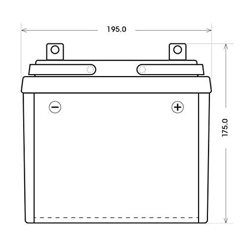 Rasentraktor Batterie HDmirrorR für Aufsitzmäher