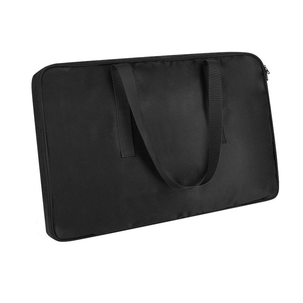 Nylon Notenständer Tasche 58 x 38,5 cm Schwarz Aufbewahrungstasche mit Schultergurt für Musiker Probe
