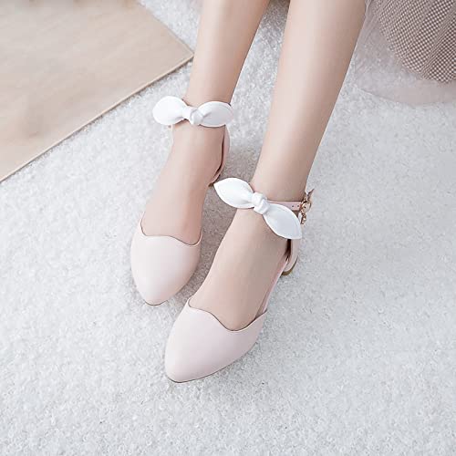 Betadog Little/big Kids Sandals Kids Heels Close Toe Ankle Strap Dress Shoes Flower Wedding Toddler Girls Size 8 Sandals3