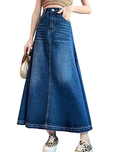 Robe en jean printemps été avec poches style casual chic en denim