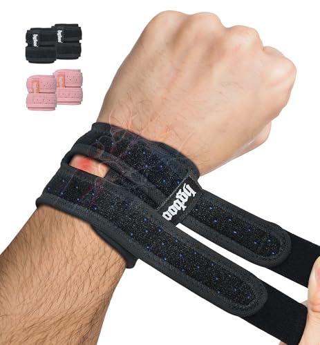 HGBOO 2-Pack TFCC Wrist Brace Support for Ulnar Pain, Carpal Tunnel & Tendinitis Relief, Dual...