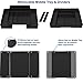 Simple Houseware Expandable Kitchen Drawer Flatware Organizer, Black – Adjustable Cutlery Tray with 9 Compartments for Utensils and Silverware