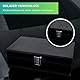 Recalma Keyless Go Schutz Autoschlüssel Box Extra Groß, Faraday Box Autoschlüsselschutz Schlüssellos, Funkschlüssel Abschirmung RFID Blocker Autoschlüssel Hülle, Key Abschirmung Box (Schwarz, Large)