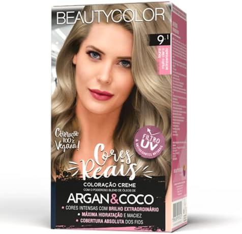 Coloração Kit BEAUTYCOLOR - 9.1 Louro Muito Claro Acinzentado