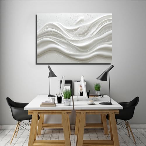 Art mural abstrait ondulé affiche moderne image graphique esthétique 3D 30x45 - 3