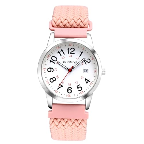 Montre bracelet en tissu extensible Lancardo cadeau anniversaire