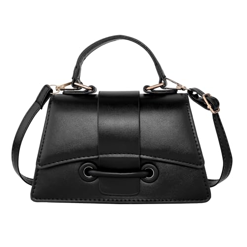Image of Ayliss Micro Mini Crossbody Handbag Women's Purse Clutch Cute Mini Trendy Bag Top Handle PU Leather Shoulder Bag