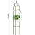 100% Metal Obelisk Garden Trellis 6.3 Feet Tall Sturdy Plant Support for Climbing Vines and Flowers Stands,1pc Upgrade