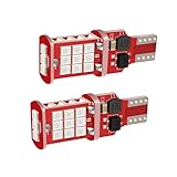 Fiknonk 2 PCS 921 LED Brake Light Bulbs, Strobe Flash High Waterproof 300% Brighter 912 Led Bulb, Non-Polarity T15 906 904 902 W16W Brilliant RedUniversal for Most Cars, Trucks, SUVs