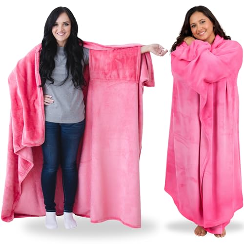 Image of Super Blanky Wearable Blankets for Women & Men, Graduation Day Gift for Her, Cozy Gifts for Women, Wife Birthday Gifts Ideas