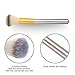 AMMIY Makeup Brushes 18 PCs Makeup Brush Set Professional Wood Handle Premium Synthetic Contour Concealers Foundation Blending Face Powder Eye shadow Cosmetic Brushes with PU Leather Bag (Champagne)